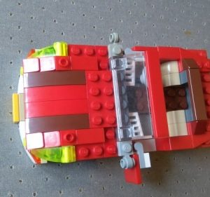 Lego 6913 piros sportautó