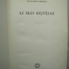 Az írás rejtélye