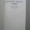 Francois Villon versei