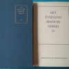 Hét évszázad magyar versei I~IV.