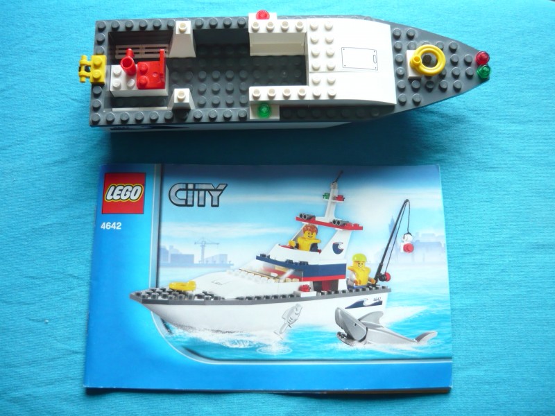 4642 hajó 2 Lego 4642 halászhajó