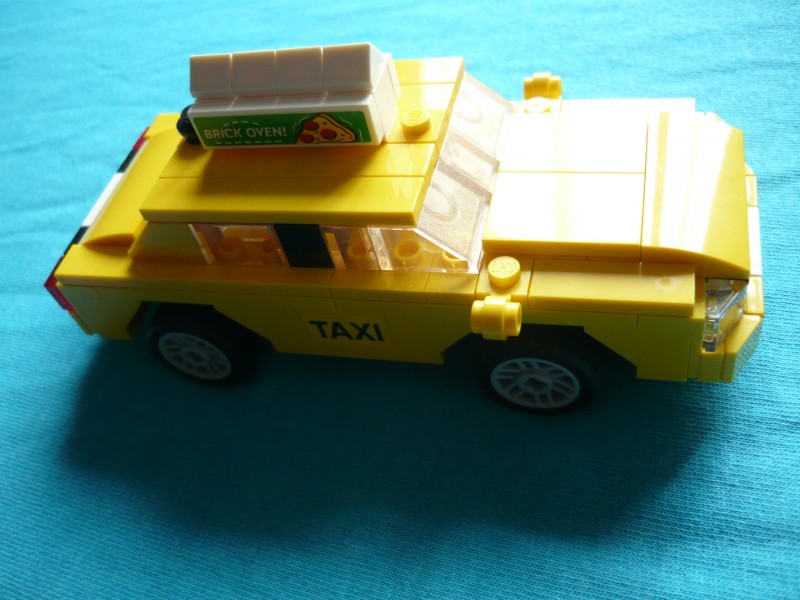 40468 taxi 4 Lego 40468 sárga taxi