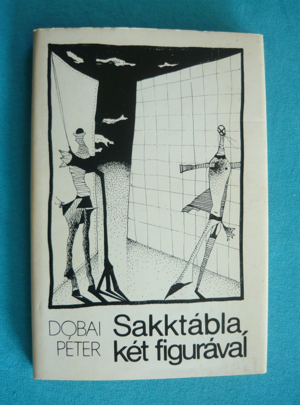 Sakktáűbla két figurával Sakktábla két figurával