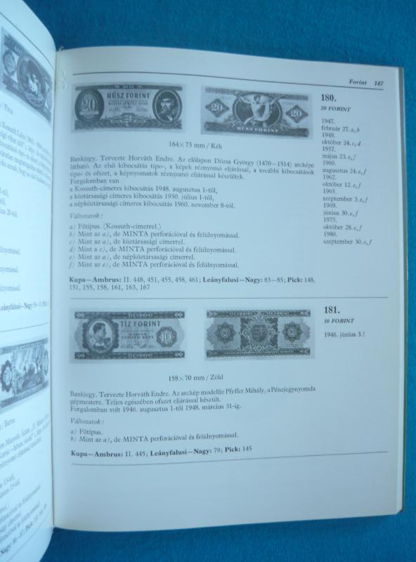 A legújabb kori magyar pénzek 3 A legújabb kori magyar pénzek (1892-1981)