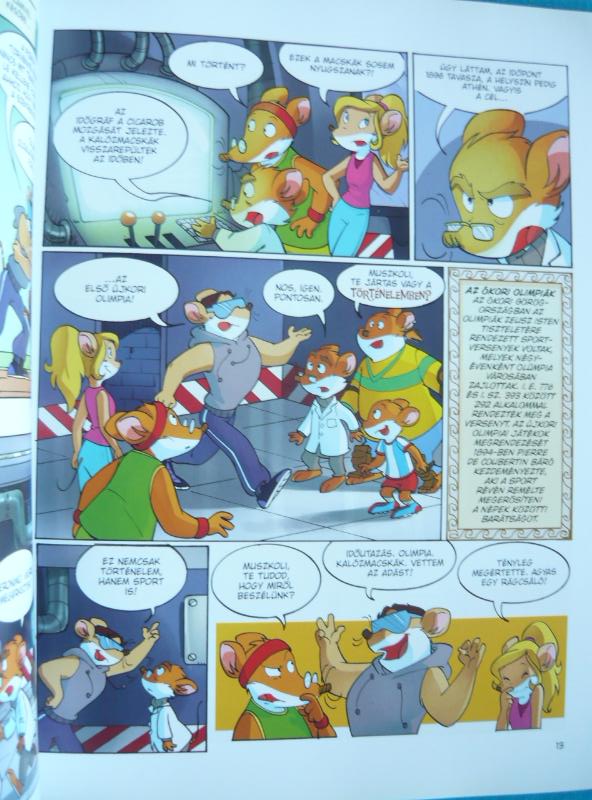 Mentsük meg az olimpiát 3 Geronimo Stilton – Mentsük meg az olimpiát