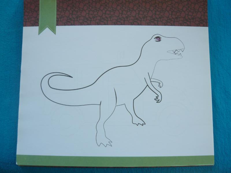 My dinosaur world 2 Dinoszaurusz sablonkönyv